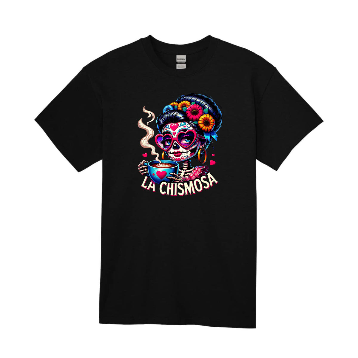 Short Sleeve Adult Shirt. La chismosa.