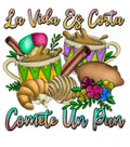 Apron La Vida Es Corta