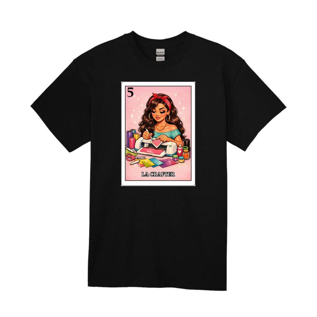 Short Sleeve Adult Shirt. La crafter.