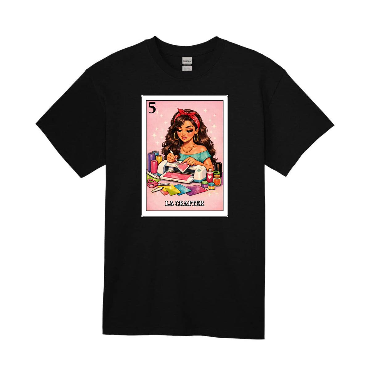 Short Sleeve Adult Shirt. La crafter.
