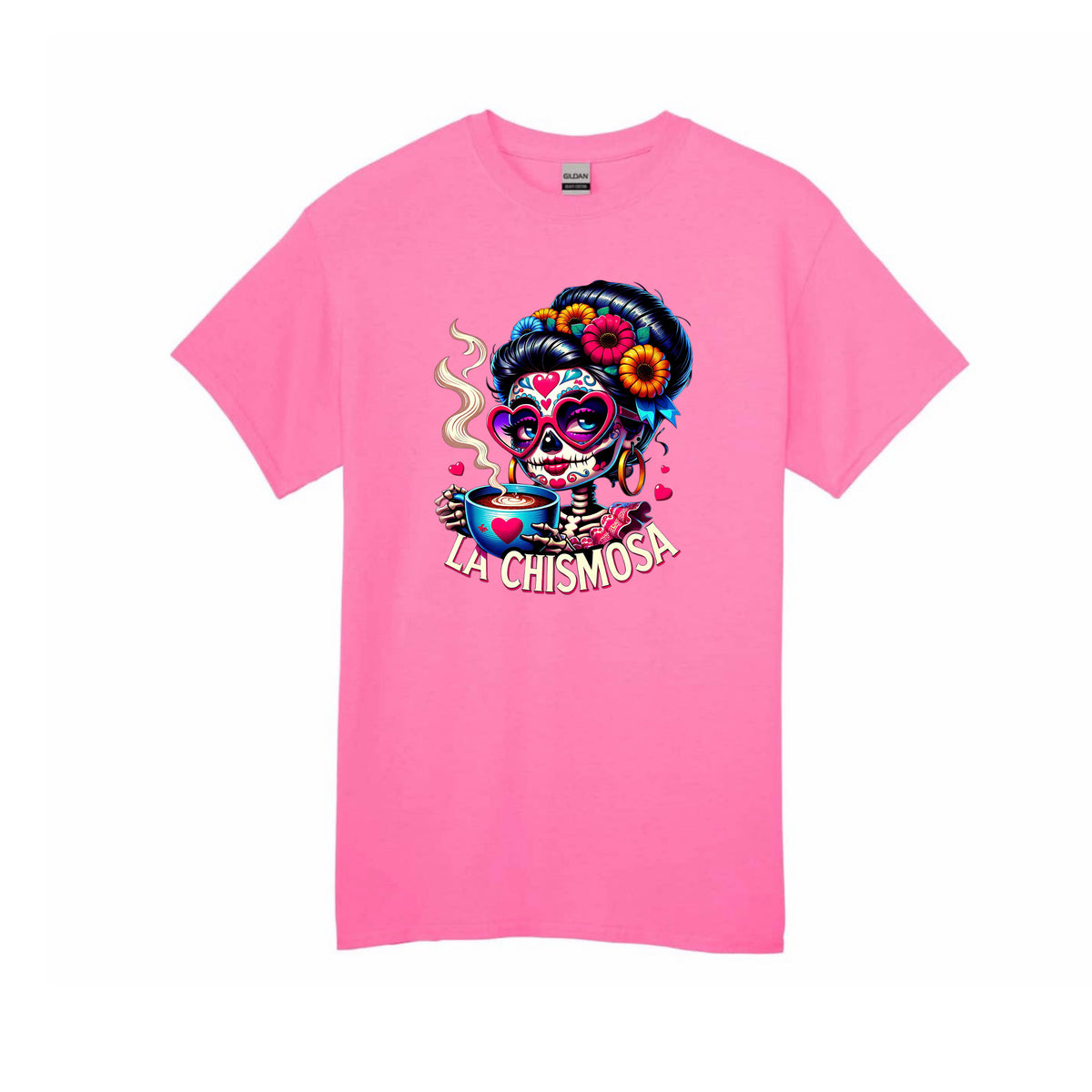 Short Sleeve Adult Shirt. La chismosa.