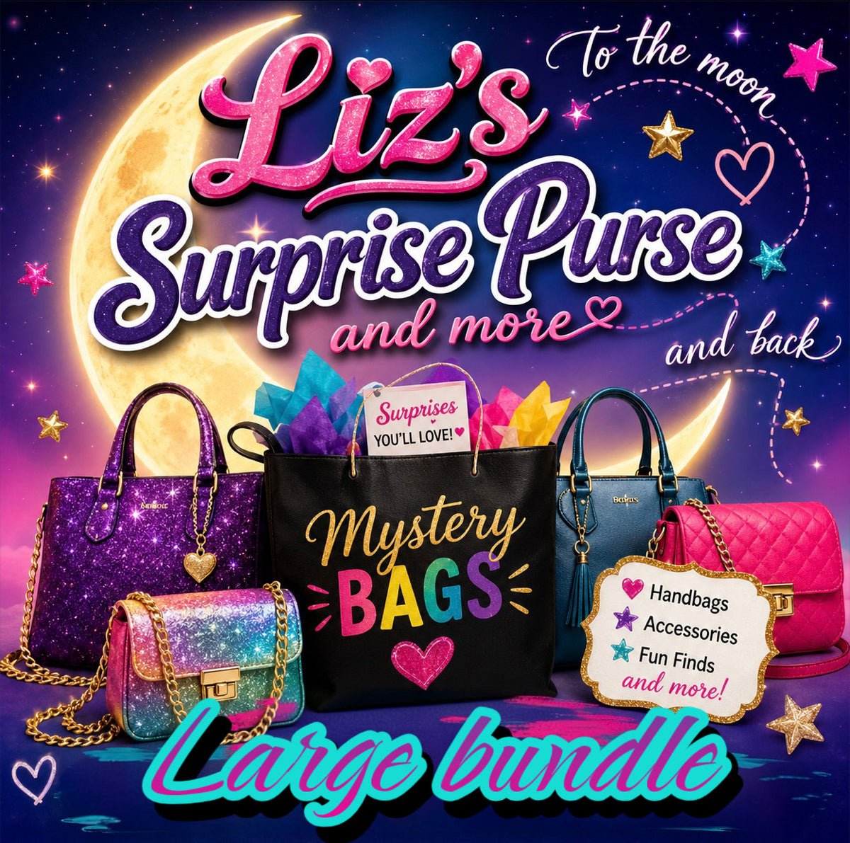 Mystery large  handbag bundle.
