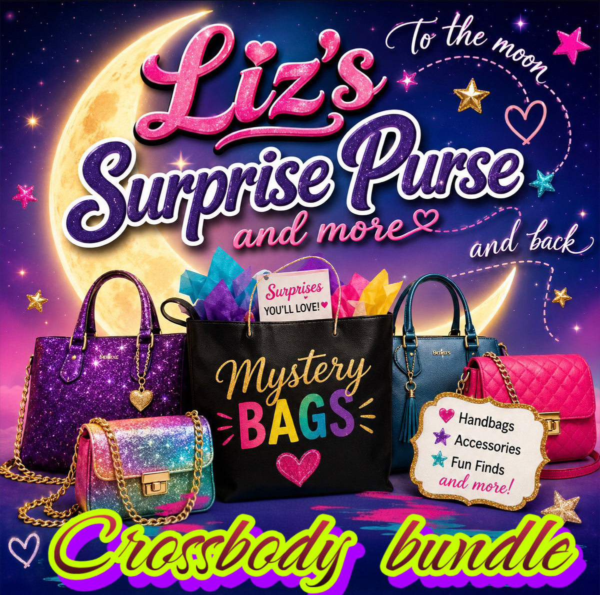 Mystery crossbody & small handbag bundle